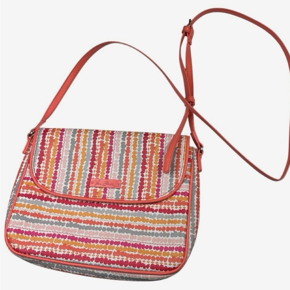 Vera Bradley Vibrant Crossbody Bag - Red, Pink, Orange